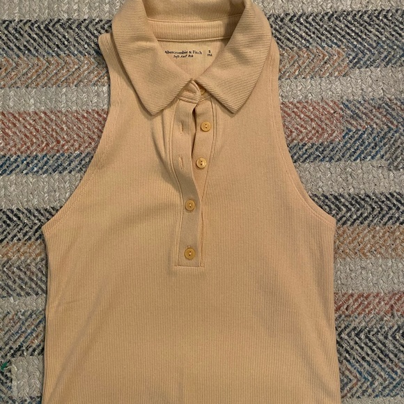 Abercrombie & Fitch Soft Polo Henley Tank Top - Picture 3 of 5